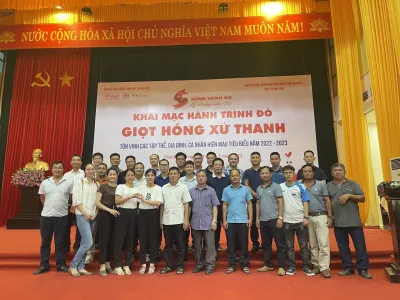 Công đoàn, Đoàn thanh niên Tổng công ty cổ phần Miền trung tham gia hiến máu tình nguyện tại chương trình “Hành trình đỏ - Kết nối dòng máu Việt” lần thứ XI năm 2023